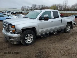 2015 Chevrolet Silverado 1500 LT with VIN 1GCVKREH3FZ404305, listed as a Copart auction lot 52175775 with 145,844 mi miles and Clean Title. Bid and sale history available at carsss.com. Image 1.
