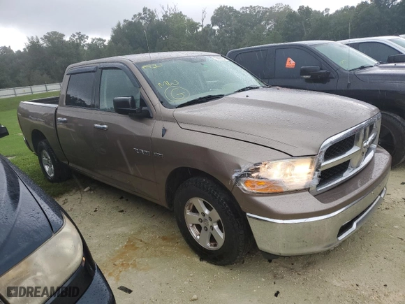 2009 Dodge Ram 1500 SLT with VIN 1D3HB13T59S787979, listed as a Copart auction lot 73893584 with 133,948 mi miles and Salvage Title. Bid and sale history available at carsss.com. Image 4.