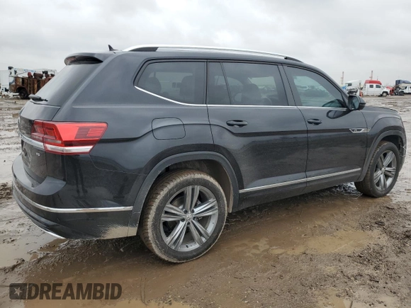 2018 Volkswagen Atlas SE with VIN 1V2FR2CA2JC570337, listed as a Copart auction lot 42166595 with 55,997 mi miles and Salvage title. Bid and sale history available at DreamBid. Image 3.