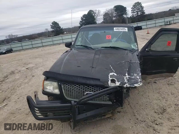 2003 Ford Ranger XL with VIN 1FTYR10U23TA50516, listed as a Copart auction lot 44624495 with 191,123 mi miles and Salvage Title. Bid and sale history available at carsss.com. Image 10.