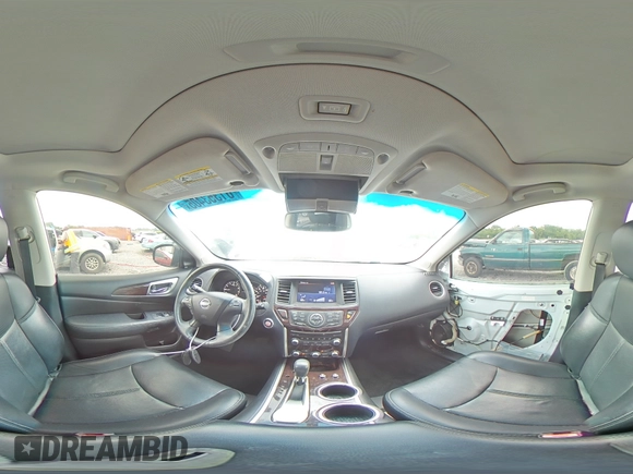 2016 Nissan Pathfinder Platinum with VIN 5N1AR2MN7GC657846, listed as a Copart auction lot 61353405 with 100,692 mi miles and Salvage title. Bid and sale history available at DreamBid. Image 16.