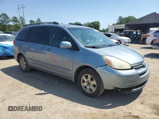 2004 Toyota Sienna XLE with VIN 5TDZA22CX4S081924, listed as a Copart auction lot 53162345 with 226,431 mi miles and Salvage Title. Bid and sale history available at DreamBid. Image 4.