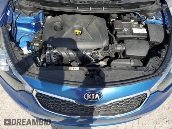 2015 Kia Forte EX with VIN KNAFX5A81F5320234, listed as a Copart auction lot 52598225 with 40,242 mi miles and Salvage Title. Bid and sale history available at DreamBid. Image 12.