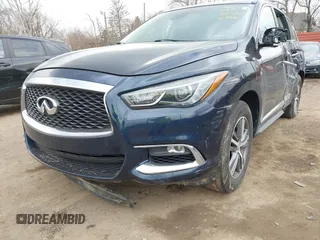 2019 Infiniti QX60 Luxe with VIN 5N1DL0MM1KC566946, listed as a IAAI auction lot 41887596 with 108,035 mi miles and . Bid and sale history available at DreamBid. Image 6.