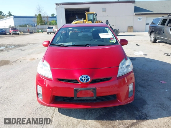 2011 Toyota Prius I with VIN JTDKN3DU6B1457157, listed as a IAAI auction lot 42175801 with 237,365 mi miles. Bid and sale history available at carsss.com. Image 12.