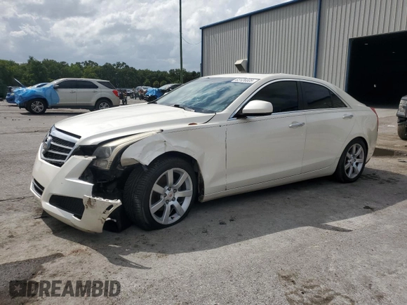 2013 Cadillac ATS with VIN 1G6AA5RAXD0176167, listed as a Copart auction lot 63126005 with 124,598 mi miles and Salvage title. Bid and sale history available at DreamBid. Image 1.