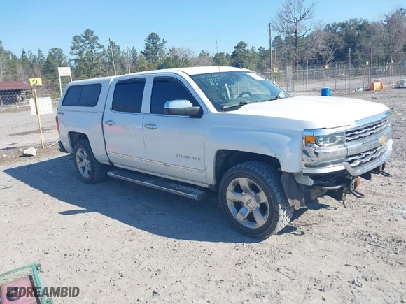 2017 Chevrolet Silverado 1500 LTZ with VIN 3GCUKSEC7HG311460, listed as a IAAI auction lot 41651225 with 146,054 mi miles. Bid and sale history available at carsss.com. Image 1.