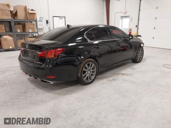 2015 Lexus GS 350 with VIN JTHCE1BL8FA000762, listed as a IAAI auction lot 41073747 with Not Provided miles and . Bid and sale history available at carsss.com. Image 4.