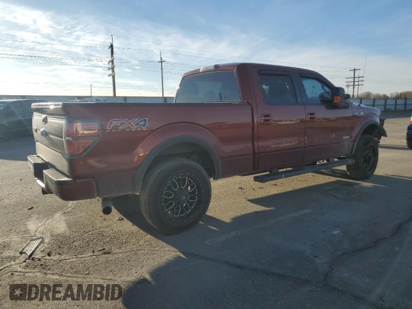 2014 Ford F-150 XL with VIN 1FTFW1ET9EKD45217, listed as a Copart auction lot 85285424 with 154,135 mi miles and Salvage title. Bid and sale history available at DreamBid. Image 3.