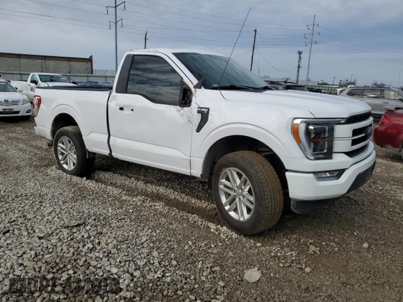 2021 Ford F-150 XL with VIN 1FTMF1C55MKD03072, listed as a Copart auction lot 43359025 with 73,650 mi miles and Salvage title. Bid and sale history available at DreamBid. Image 4.
