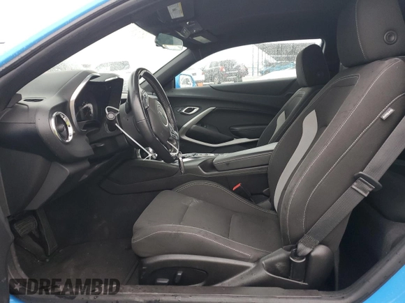 2023 Chevrolet Camaro LT1 with VIN 1G1FF1R7XP0101709, listed as a Copart auction lot 43611765 with 18,974 mi miles and Salvage Title. Bid and sale history available at DreamBid. Image 7.