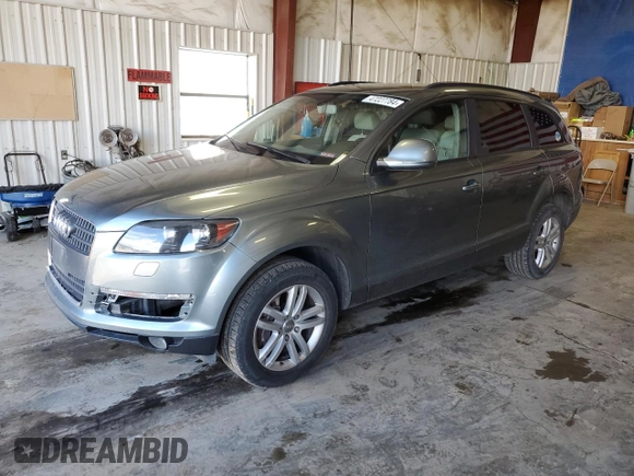 2008 Audi Q7 3.6L with VIN WA1AY74LX8D030910, listed as a Copart auction lot 47227784 with 121,727 mi miles and Clean Title. Bid and sale history available at carsss.com. Image 1.