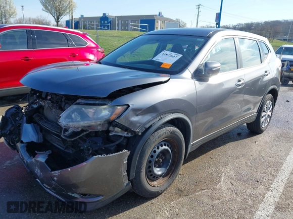 2015 Nissan Rogue SV with VIN KNMAT2MV2FP515336, listed as a IAAI auction lot 41892007 with 136,466 mi miles and . Bid and sale history available at carsss.com. Image 19.