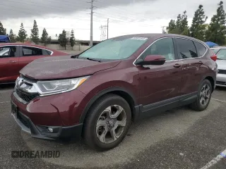 2019 Honda CR-V EX with VIN 7FARW1H53KE002071, listed as a Copart auction lot 53581945 with 31,224 mi miles and Salvage Title. Bid and sale history available at carsss.com. Image 1.