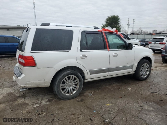 2009 Lincoln Navigator with VIN 5LMFU28599EJ00259, listed as a Copart auction lot 85722284 with 206,402 mi miles and Salvage Title. Bid and sale history available at carsss.com. Image 3.