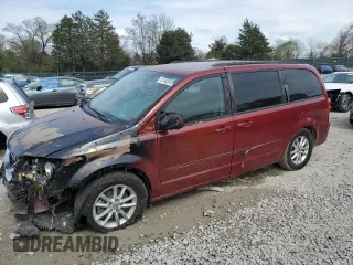 2016 Dodge Grand Caravan SXT with VIN 2C4RDGCG0GR216816, listed as a Copart auction lot 51463045 with 107,831 mi miles and Salvage Title. Bid and sale history available at carsss.com. Image 1.