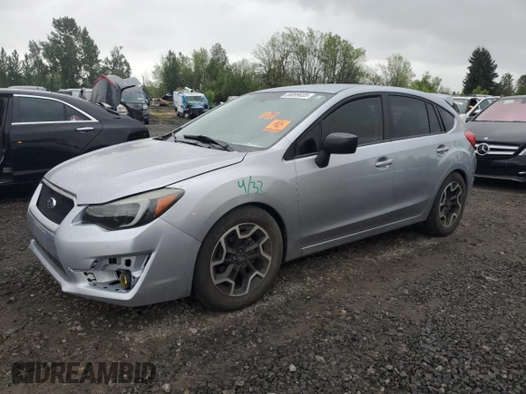 2015 Subaru Impreza 2.0i с VIN JF1GPAA66F9320792, выставлен на аукционе Copart как лот 55899035 с пробегом 80 433 миль миль и Списание • Salvage title. История ставок и продаж доступна на DreamBid. Изображение 1.