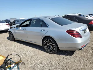 2018 Mercedes-Benz S with VIN WDDUG6EB7JA373919, listed as a Copart auction lot 52158955 with Not Provided miles and Salvage Title. Bid and sale history available at carsss.com. Image 2.