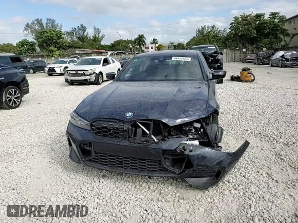2024 BMW 3 Series M340i xDrive with VIN 3MW49FF02R8E70970, listed as a Copart auction lot 84431924 with 12,286 mi miles and Salvage Title. Bid and sale history available at carsss.com. Image 11.