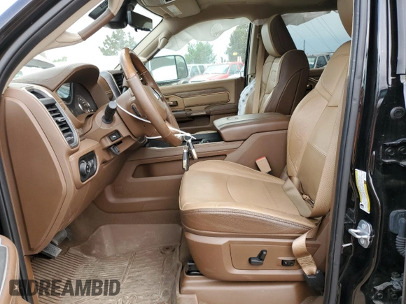 2022 Ram 2500 Longhorn with VIN 3C6UR5GL3NG182906, listed as a Copart auction lot 63725814 with 42,473 mi miles and Salvage title. Bid and sale history available at DreamBid. Image 7.