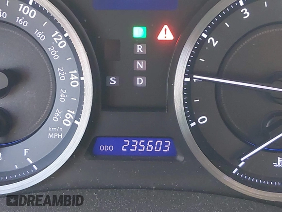 2011 Lexus IS with VIN JTHBE5C28B5027536, listed as a IAAI auction lot 41483620 with 235,603 mi miles. Bid and sale history available at carsss.com. Image 15.