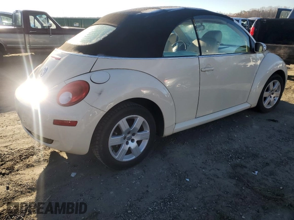 2007 Volkswagen Beetle with VIN 3VWRF31Y57M420319, listed as a Copart auction lot 81835114 with 146,268 mi miles and Salvage title. Bid and sale history available at DreamBid. Image 3.