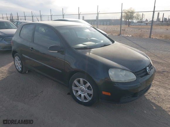 2007 Volkswagen Rabbit with VIN WVWBS71K77W034889, listed as a IAAI auction lot 41406182 with 162,213 mi miles. Bid and sale history available at carsss.com. Image 1.
