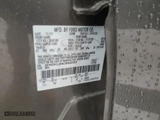2012 Ford Edge SEL with VIN 2FMDK3J94CBA52353, listed as a Copart auction lot 86447544 with 77,615 mi miles and Salvage Title. Bid and sale history available at carsss.com. Image 15.