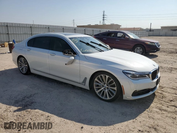 2018 BMW 7 Series ALPINA B7 xDrive with VIN WBA7F2C54JG423721, listed as a Copart auction lot 66326174 with 0 mi miles and Salvage Title. Bid and sale history available at carsss.com. Image 4.