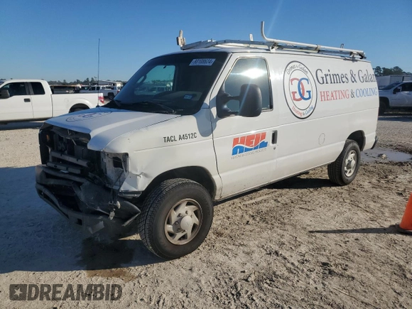 2012 Ford Econoline Cargo Super Duty Commercial z VIN 1FTSE3EL9CDB29088, wystawiony jako Copart lot #80108624 z przebiegiem 209 760 mil mil oraz Szkoda całkowita • Salvage title. Historia ofert i sprzedaży dostępna na DreamBid. Obrazek 1.