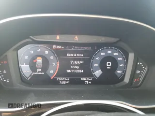 2019 Audi Q3 Premium with VIN WA1AECF37K1078324, listed as a Copart auction lot 75601734 with 73,623 mi miles and Salvage Title. Bid and sale history available at carsss.com. Image 9.
