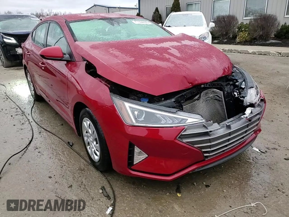 2020 Hyundai Elantra SE with VIN KMHD74LF3LU041851, listed as a Copart auction lot 47955305 with 44,637 mi miles and Non Repairable. Bid and sale history available at carsss.com. Image 14.