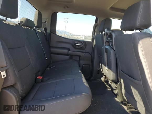 2024 Chevrolet Silverado 1500 Custom with VIN 3GCPDBEK6RG223886, listed as a Copart auction lot 41751785 with 23,300 mi miles and Salvage Title. Bid and sale history available at DreamBid. Image 10.