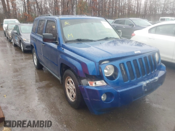 2010 Jeep Patriot Sport with VIN 1J4NF2GB0AD500526, listed as a IAAI auction lot 41694842 with 139,508 mi miles. Bid and sale history available at carsss.com. Image 1.