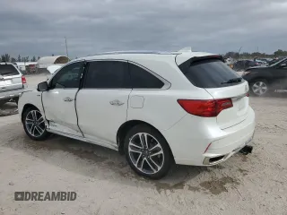 2019 Acura MDX Sport Hybrid w/Advance Pkg with VIN 5J8YD7H71KL000531, listed as a Copart auction lot 84648554 with 0 mi miles and Salvage Title. Bid and sale history available at carsss.com. Image 2.