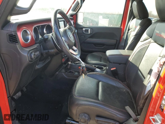 2022 Jeep Wrangler Unlimited Rubicon z VIN 1C4HJXFN1NW134502, wystawiony jako Copart lot #84514584 z przebiegiem 39 900 mil mil oraz Szkoda całkowita • Salvage title. Historia ofert i sprzedaży dostępna na DreamBid. Obrazek 7.
