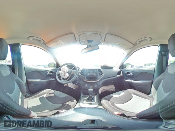 2015 Jeep Cherokee Sport with VIN 1C4PJLAB7FW536303, listed as a Copart auction lot 56233885 with 150,883 mi miles and Salvage title. Bid and sale history available at DreamBid. Image 15.