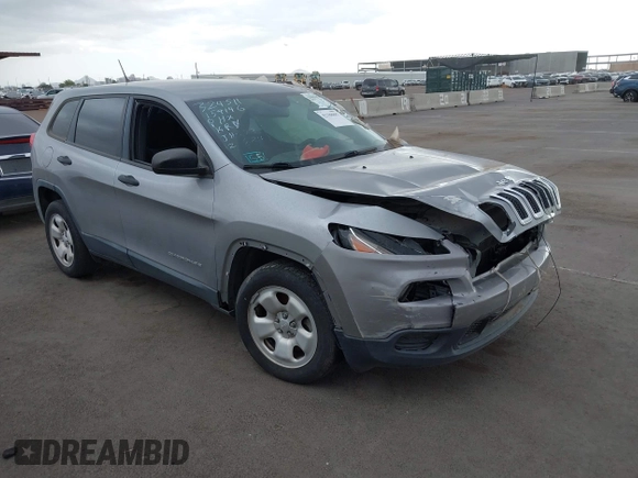 2016 Jeep Cherokee Sport with VIN 1C4PJLAB3GW159146, listed as a IAAI auction lot 42188887 with 115,151 mi miles and . Bid and sale history available at DreamBid. Image 1.
