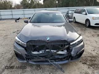 2020 BMW 7 Series 740i with VIN WBA7T2C06LCD15613, listed as a Copart auction lot 42206705 with 76,520 mi miles and Salvage Title. Bid and sale history available at carsss.com. Image 5.