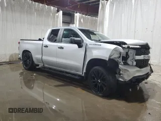 2019 Chevrolet Silverado 1500 Custom with VIN 1GCRYBEH0KZ395614, listed as a Copart auction lot 82385934 with 54,289 mi miles and Salvage Title. Bid and sale history available at DreamBid. Image 4.