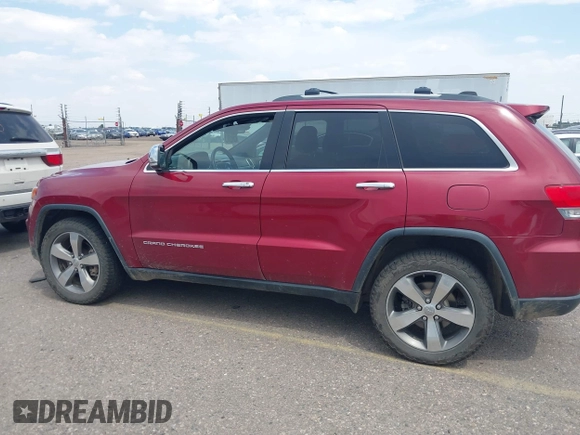 2014 Jeep Grand Cherokee Limited with VIN 1C4RJFBM3EC542576, listed as a IAAI auction lot 42734650 with 177,367 mi miles and . Bid and sale history available at DreamBid. Image 14.