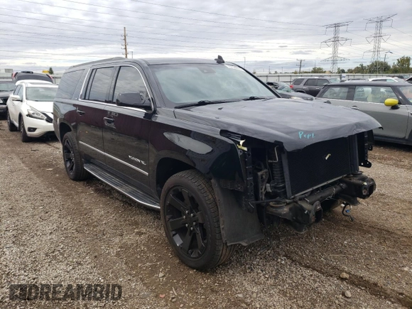 2018 GMC Yukon XL SLT with VIN 1GKS2GKC3JR222634, listed as a Copart auction lot 70736874 with 79,798 mi miles and Salvage Title. Bid and sale history available at carsss.com. Image 4.