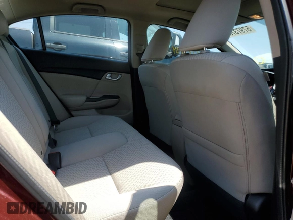 2014 Honda Civic Sedan EX with VIN 19XFB2F87EE027143, listed as a Copart auction lot 57973734 with 135,664 mi miles and Salvage Title. Bid and sale history available at carsss.com. Image 10.