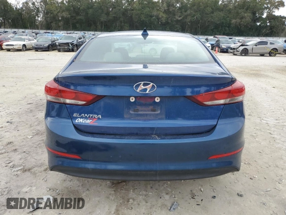 2017 Hyundai Elantra SE with VIN 5NPD84LF8HH105434, listed as a Copart auction lot 89069285 with 124,999 mi miles and Salvage Title. Bid and sale history available at DreamBid. Image 6.