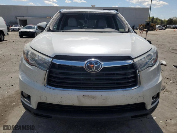 2015 Toyota Highlander Limited with VIN 5TDDKRFH0FS180633, listed as a Copart auction lot 53425435 with 152,556 mi miles and Salvage Title. Bid and sale history available at carsss.com. Image 5.