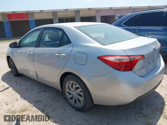 2018 Toyota Corolla L with VIN 2T1BURHE1JC986244, listed as a IAAI auction lot 41942626 with Not provided miles and . Bid and sale history available at DreamBid. Image 3.