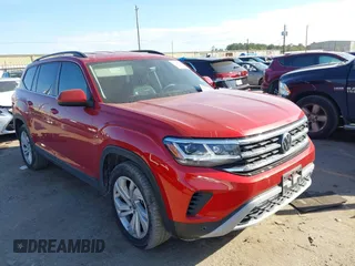 2022 Volkswagen Atlas 3.6L V6 SE w/Technology with VIN 1V2HR2CA3NC536146, listed as a IAAI auction lot 41090757 with 30,488 mi miles. Bid and sale history available at carsss.com. Image 1.
