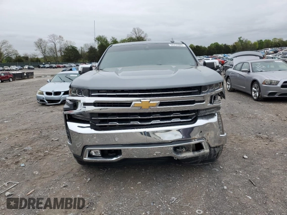 2019 Chevrolet Silverado 1500 LTZ with VIN 3GCUYGED7KG146635, listed as a Copart auction lot 52259085 with 91,830 mi miles and Salvage Title. Bid and sale history available at DreamBid. Image 5.