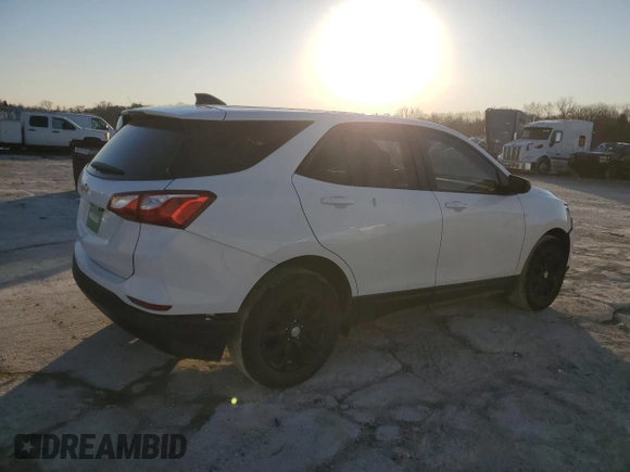 2021 Chevrolet Equinox LS z VIN 3GNAXHEV4MS115371, wystawiony jako Copart lot #48533025 z przebiegiem 72 317 mil mil oraz Szkoda całkowita • Salvage title. Historia ofert i sprzedaży dostępna na DreamBid. Obrazek 3.