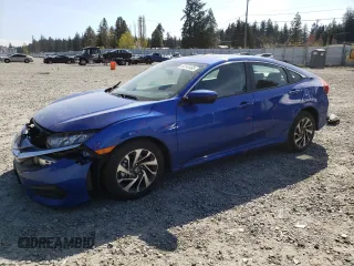 2016 Honda Civic Sedan EX with VIN 2HGFC2F77GH565662, listed as a Copart auction lot 53145465 with 39,228 mi miles and Salvage Title. Bid and sale history available at carsss.com. Image 1.